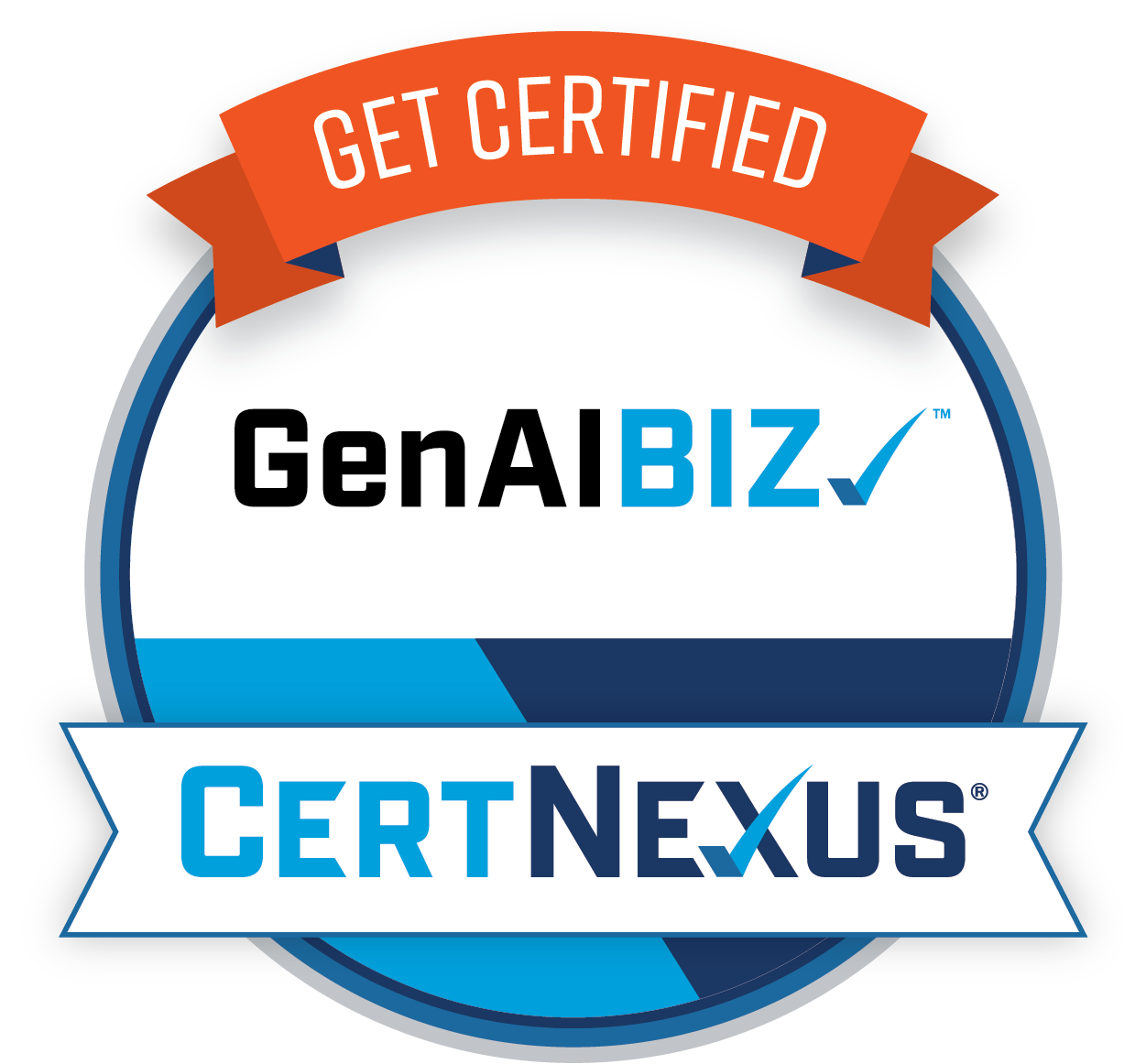 GenAIBIZ Get Certified badge