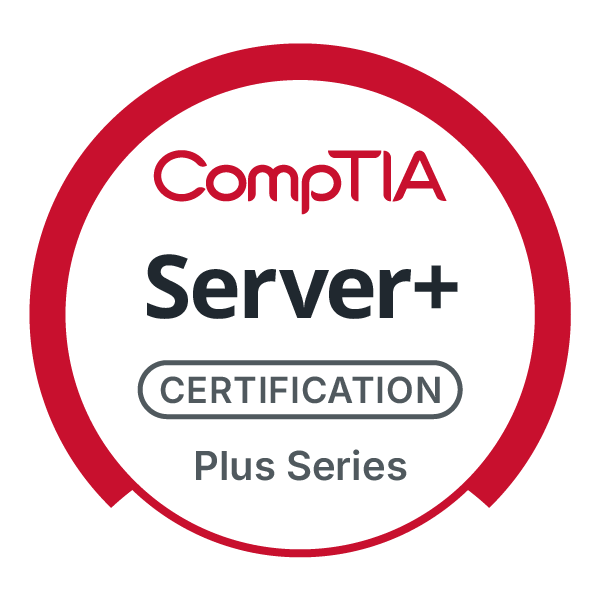 CompTIA Server+ course logo.