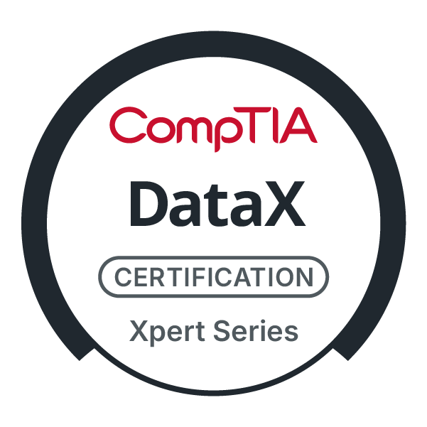 CompTIA DataX course logo.