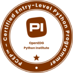 PCEP Certified Entry-Level Python Logo