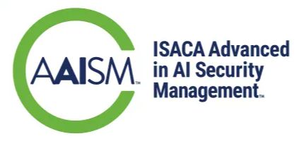 AAISM logo for ISACA course